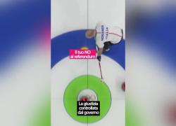 Referendum giustizia, Pd spinge per il No postando VIDEO degli azzurri del curling, rimosso dopo proteste Coni e portabandiera Mosaner