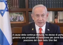 Shin Bet, Netanyahu licenzia capo Ronen Bar: "Mancanza di fiducia", l'ufficiale: "Ragioni politiche", Gantz: "Attacco a sicurezza del Paese" - VIDEO