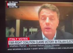 Renzi alla CNN: "Meloni premier? Non è un pericolo per la democrazia" - VIDEO