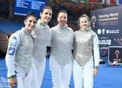 Scherma, mondiali 2022: oro dell'Italia nel fioretto donne a squadre