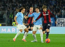 Lazio-Bologna 1-1, Isaksen illude i biancocelesti, Odgaard risponde