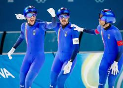 Oro Italia nell'inseguimento a squadre di Pattinaggio velocit&agrave;