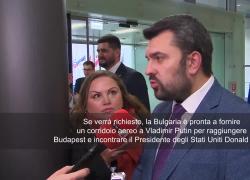 Vertice Trump-Putin a Budapest, Bulgaria disponibile a corridoio aereo per zar, ministro esteri Georgiev: “Necessario per raggiungere pace” - VIDEO