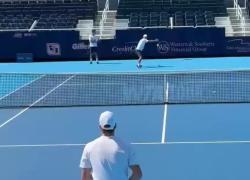Ohio, l'allenamento di Jannik Sinner sul cemento a Cincinnati per prepararsi al Masters 1000, l'altoatesino esordirà al secondo turno - VIDEO