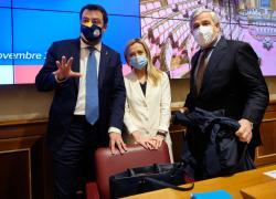 Governo, centrodestra vede Mattarella: "Maggioranza inconsistente, impossibile lavorare"