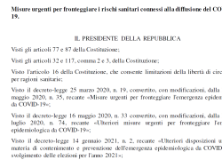 Governo Draghi, decreto anti-Covid: testo completo con le nuove misure. Lockdown a Pasqua e...