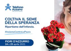 Telefono Azzurro torna in 1700 piazze italiane il 24 e 25 aprile con ‘‘Fiori d’Azzurro’’ 
