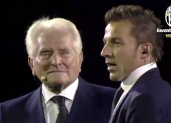 Giampiero Boniperti e Del Piero allo Juventus Stadium: gioia e lacrime. IL VIDEO