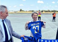 Europei 2021, Von der Leyen e Merkel festeggiano con l'Italia