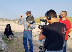 Terence Hill torna sul set di Lo chiamavano Trinità e fa commuovere i fan