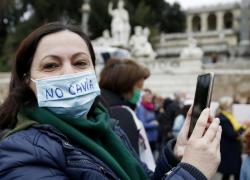 No Green Pass, manifestazione a Roma sabato 15 gennaio 2022