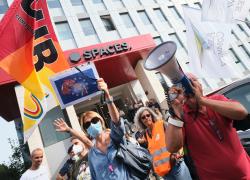 Ita-Alitalia, protesta continua: "Facciamo sentire la nostra voce"