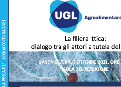UGL. Presentazione libro “Voci dalla filiera ittica”, dialogo tra gli attori a tutela del lavoro