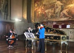 Musiche francesi rococò nella Sala del Cenacolo
del Museo della Scienza e della Tecnologia di Milano.
