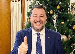 Processo Open Arms, Salvini giunto nell'aula bunker di Palermo: "Sono sereno, vado a testa alta"