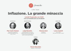 Lunedì 31 gennaio  il live talk di Formiche “Inflazione, la grande minaccia”
