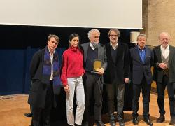 Premio Foglia d'Oro, riconoscimento al Maestro Nicola Piovani per la migliore colonna sonora del film "Les amours d'Anaïs" di Charline Bourgeois-Tacquet