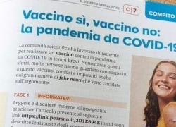 Testo scolastico pro vaccino, con Pearson la propaganda del governo arriva tra gli studenti