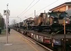 Guerra in Ucraina, militari italiani schierati in Lettonia e Romania: il VIDEO dello spostamento dei mezzi degli Alpini