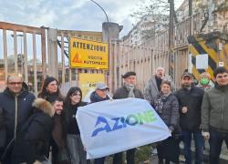 A Roma il sit-in di Azione contro la scelta del Comune di ricomprare l’ex deposito Atac 