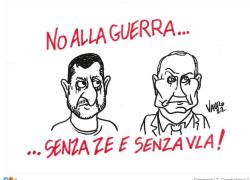 Zelensky col naso adunco, bufera sulla vignata di Vauro Senesi: la comunità ebraica si scatena