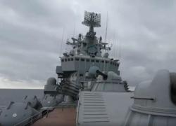 L'incrociatore russo Moskva è affondato: ecco la nave ammiraglia del Mar Nero in azione - IL VIDEO