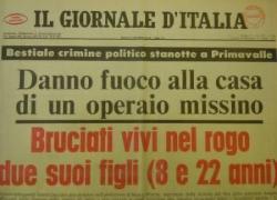 Rogo di Primavalle, 49 anni fa la tragedia per cui nessuno ha pagato
