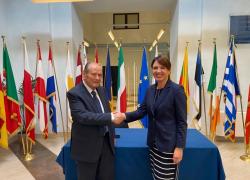Nina Gregori, Direttrice Esecutiva dell’Agenzia Europea per l’Asilo, in visita in Italia