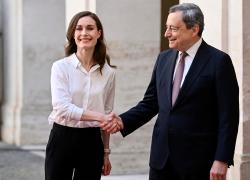Draghi-Marin, il premier italiano tifa per la Finlandia: "Sosterremo adesione loro e della Svezia"