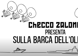 Checco Zalone, Sulla barca dell'oligarca: il video annuncio del tour