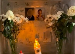 Alfredino Rampi, tomba profanata con svastiche al cimitero del Verano