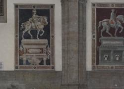 Firenze, partono i restauri dei leggendari condottieri Giovanni Acuto e Niccolò da Tolentino di Paolo Uccello e Andrea del Castagno nel Duomo