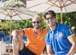 Pitti Uomo, Massimiliano Rosolino e Andrea Casalino ospiti da Navigare sinonimo di nautica e mare