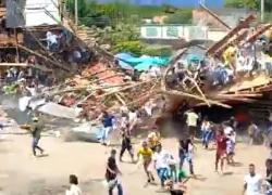 Colombia, crollo di una tribuna durante la corrida: 8 morti e una sessantina di feriti