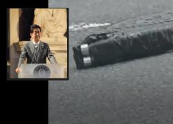 Attentato  Abe: colpito da un'arma rudimentale