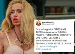 Valeria Marini attacca Selvaggia Lucarelli: "Impara il rispetto da Giorgia Meloni"