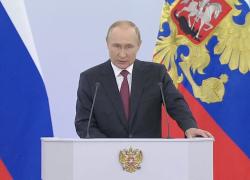 Referendum Donbass, Putin firma i trattati di annessione di Donetsk, Lugansk, Zaporizhzhia e Kherson. "Kiev cessi le ostilità, in atto dal 2014"