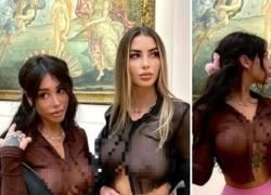 Influencer seminude agli Uffizi: la FOTO hot davanti alla Venere di Botticelli che ha fatto scoppiare la polemica