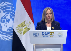 Cop 27, il discorso del premier Meloni: "Sviluppare energia diversificandola in collaborazione con i Paesi africani"
