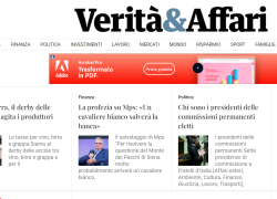  Verità&Affari, dal 30 Novembre addio al cartaceo: Belpietro punta tutto sull'online