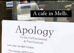 Covid, bar di Melbourne si scusa coi clienti no vax: "Il vaccino non protegge, abbiamo sbagliato ad escluderti"