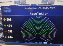 "Russia Stato terrorista", il Parlamento Ue approva la risoluzione con 494 favorevoli, 58 contrari e 44 astenuti