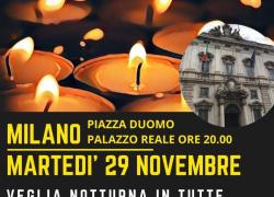 Veglia notturna 29 novembre contro l'obbligo vaccinale: due parole prima di abbracciarci e di cantare