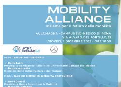 Al Campus Bio-Medico di Roma “Mobility Alliance, Insieme per il futuro della mobilità”
