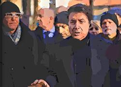 Conte sulla scia di La Pira: scopre i poveri, smette la pochette e infila il collo alto. Ma è solo una scia chimica, una strategia elettorale