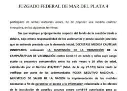 Vaccino Covid ai minori, sentenza in Argentina sospende il piano di somministrazione: "Reazioni avverse e informazioni insufficienti"