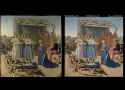 Alla National Gallery di Londra torna dopo il restauro la  celebre 'Natività' e scoppiano le polemiche