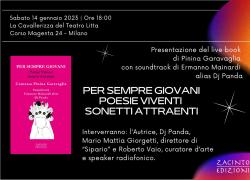 Editoria, pubblicato per Zacinto Edizioni "Per sempre giovani": il primo live book della contessa Pinina Garavaglia 