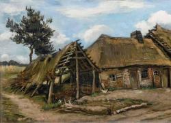 "Una contadina che vanga davanti il suo  casolare", un Van Gogh inusuale e quasi perduto