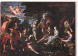 Al via il restauro de La caccia di Diana di Camassei